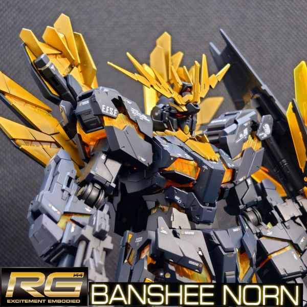 バンシィノルン RG 全塗装｜バーバリーさんのガンプラ作品｜GUNSTA（ガンスタ）