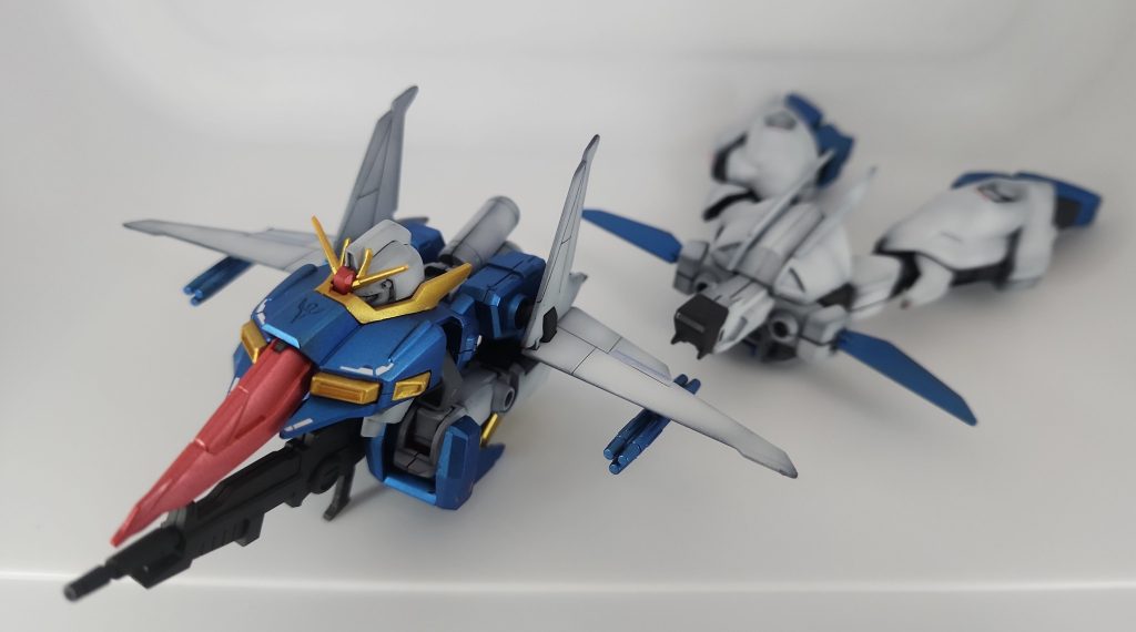 バウアタッカーとバウナッターにもしっかり変形出来ます。かなり前のHGキットなのにすごい