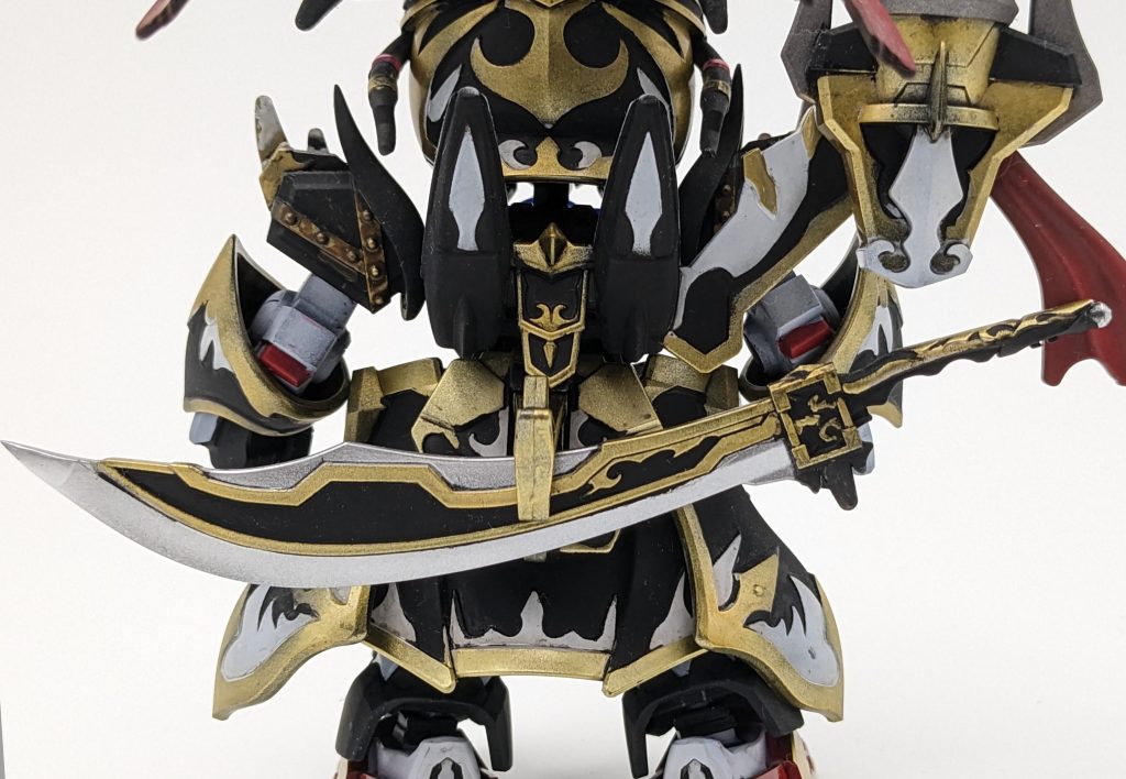 バディナージの塗り分けもなかなかの強敵でした。こちらは先端を尖らせる加工をしています。