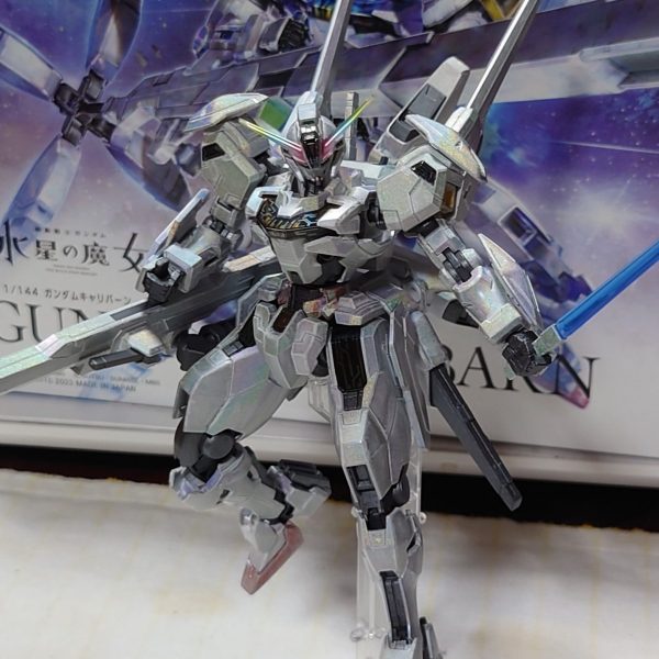 ガンダムキャリバーン 月光蝶ホロシルバー塗装！