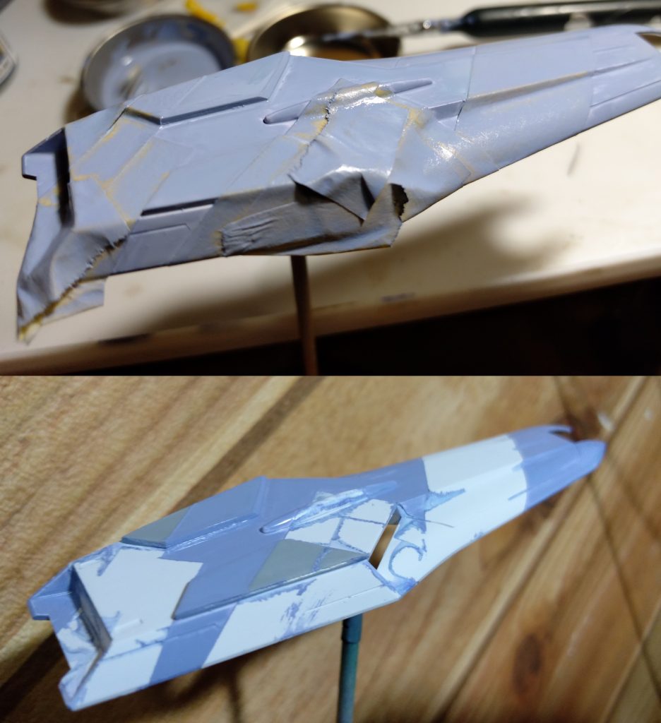 はじめてのマスキング、無事失敗。