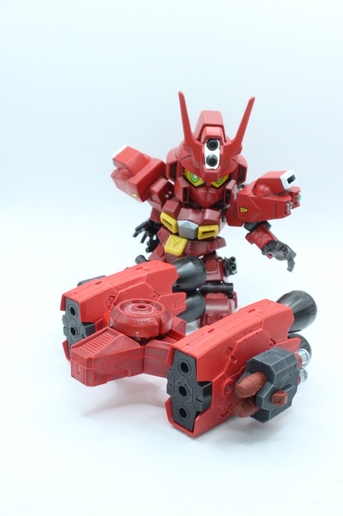 強化パーツがコマンドレッドウォーリアの要請で緊急出動!