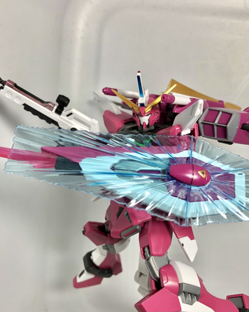 ∞ジャスティスガンダム　ごくごく部分塗装（ほぼ素組）–4枚目/制作者：shiratama