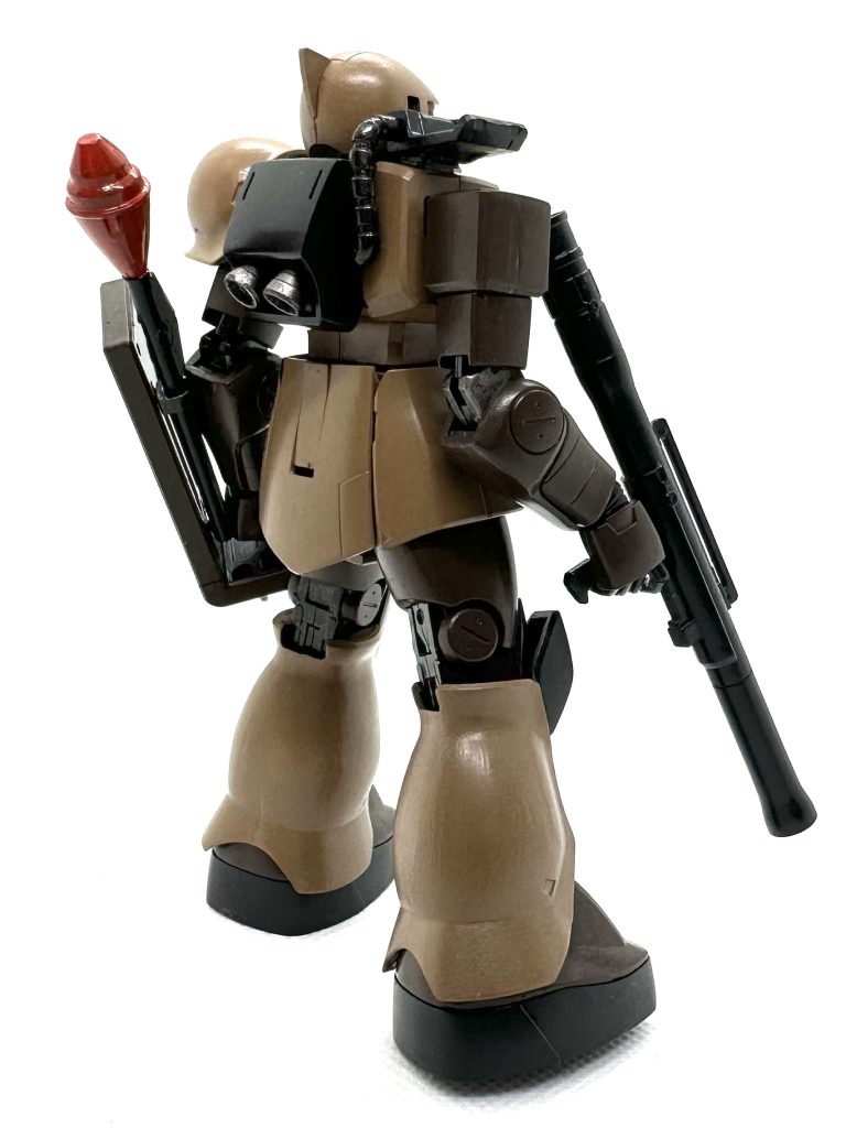 このキットは接合部が凝ったディテールなのも良いところだと思います。➗みたいなモールドはユニークですね。