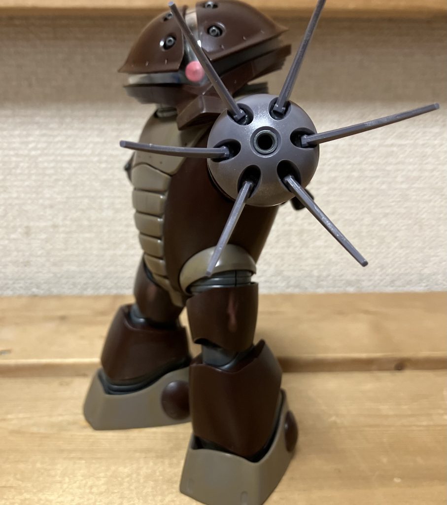 ラッカー（つや消し）は使ってないので、タミヤウェザリングマスターCで錆再現と金属っぽさをだしてみました