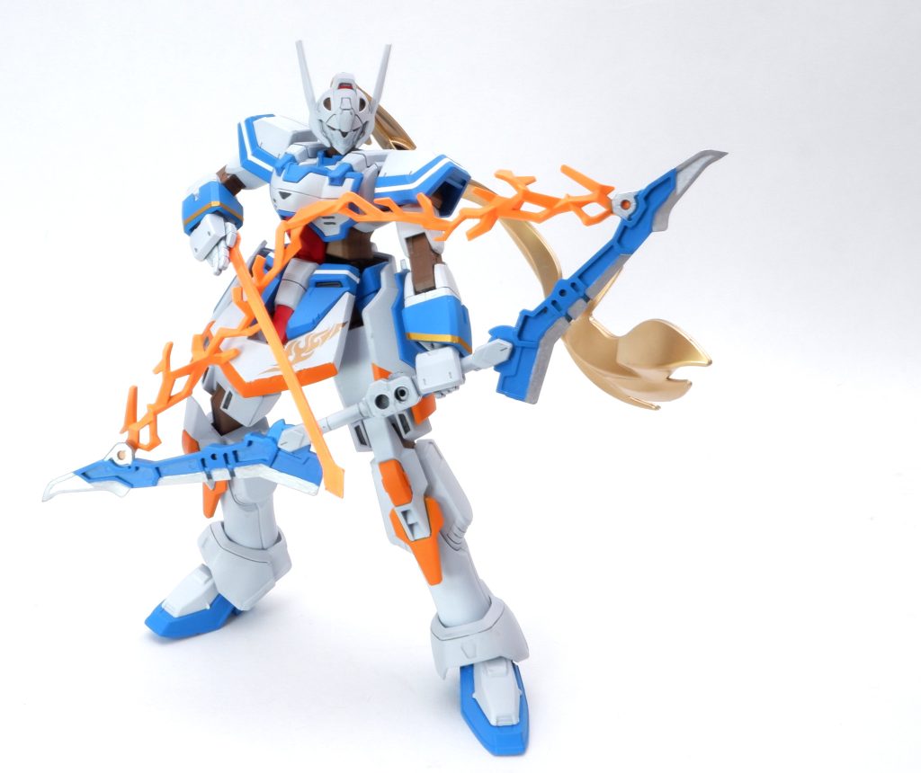 言うほど使わないということで有名な弓。矢はプラ板で作成しました。