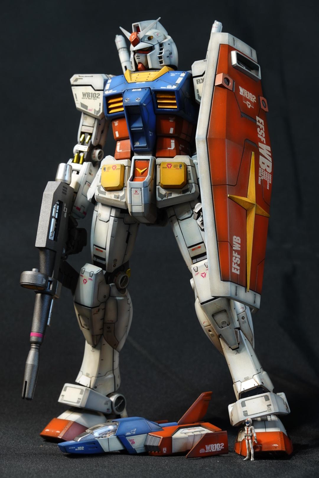 MG ガンダムRX-78 ver3.0｜kametaさんのガンプラ作品｜GUNSTA（ガンスタ）