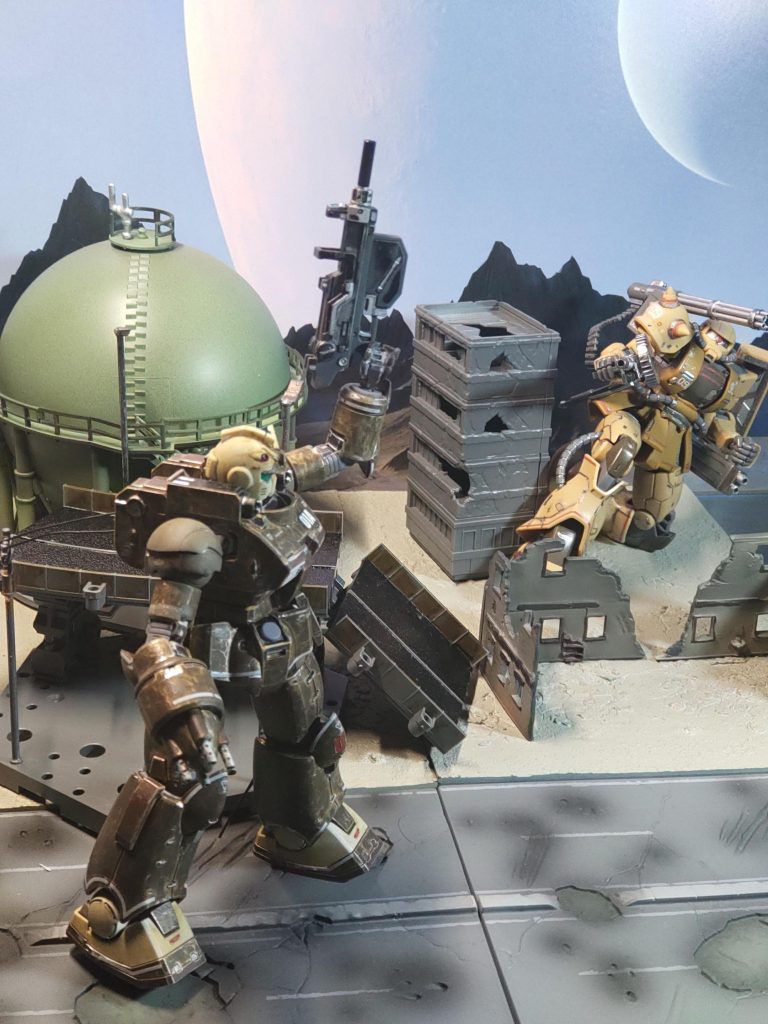 タタタタタタッ……ｶﾁｯ…ｶﾁｯ…「ありゃ〜弾が切れたんだなっす」「ハッハッハ〜❗どうやら、もう弾が尽きたようだな」