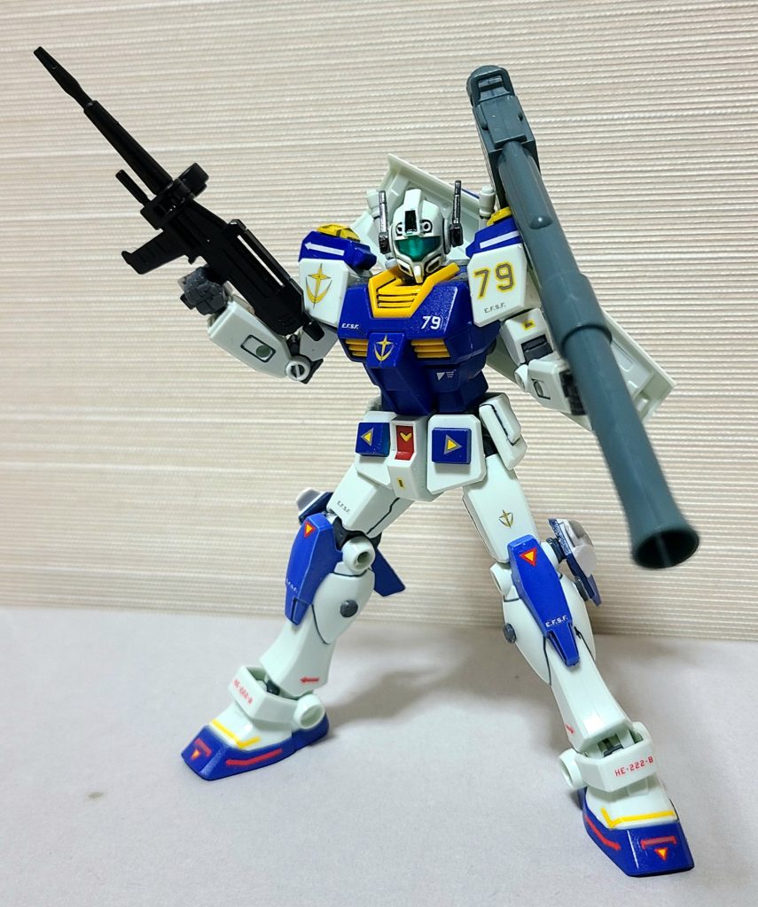 ライフル＆バズーカを構えてキメ！ここまで見ていただきありがとうございました。