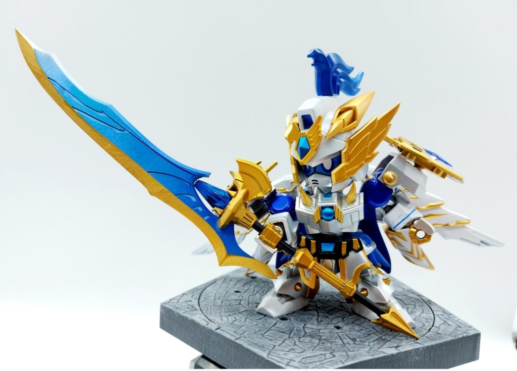 白銀の守護者 原初を聖竜騎士 ゼロガンダム–2枚目/制作者：昨日の 🎈W