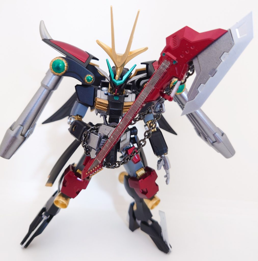 ライブアックスなので、ギターが斧になります。