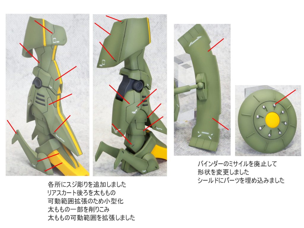 HGUC パラスアテネ–3枚目/制作者：gunplacraft
