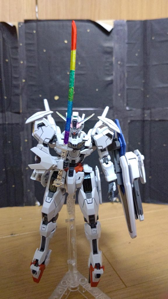 キャリバーンはシェルユニットが虹色なので、ガーベラストレートも虹色にしました😆