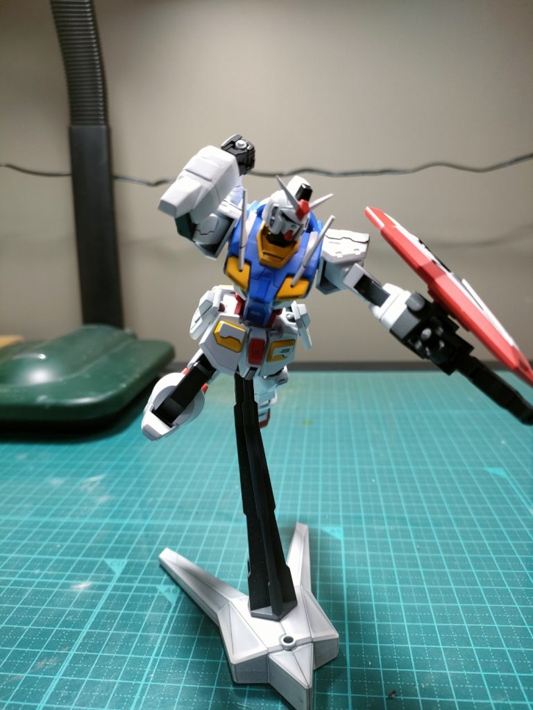 ライフルはシールドと一体化しました。こっちのほうが好みなので（笑）