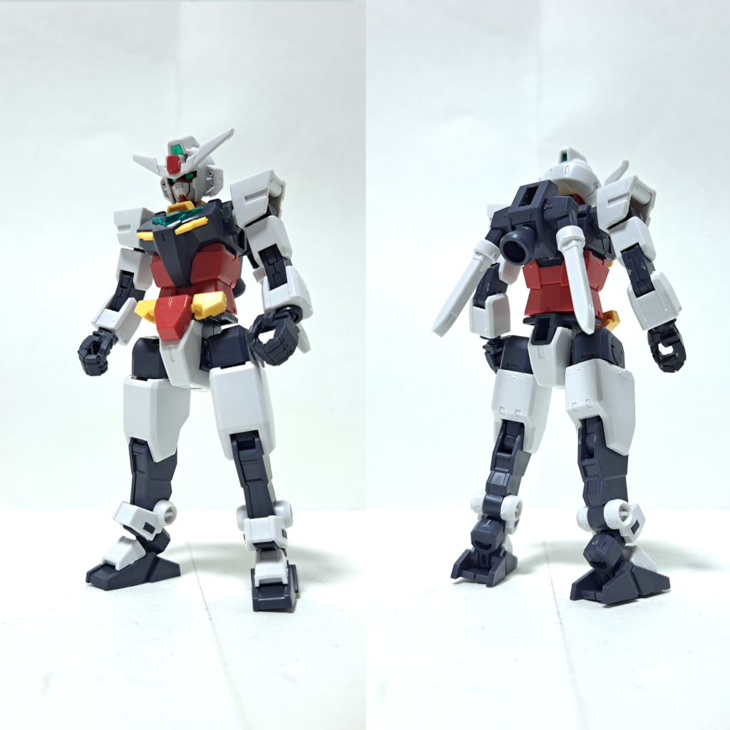 コアガンダムRX-78ガンダムをベースアイデアにしたヒロトのガンプラ。通常のガンプラよりも一回り小さな体格で火力も決して高くはないが、小型軽量を活かした機動性にヒロトのテクニックが加わることにより、他のガンプラと充分に渡り合える実力を備えている。
