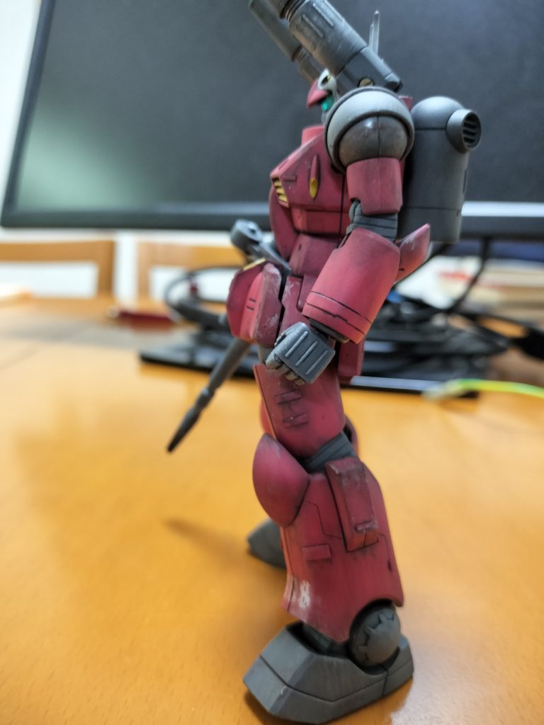 肩の汚す位置を間違えました。