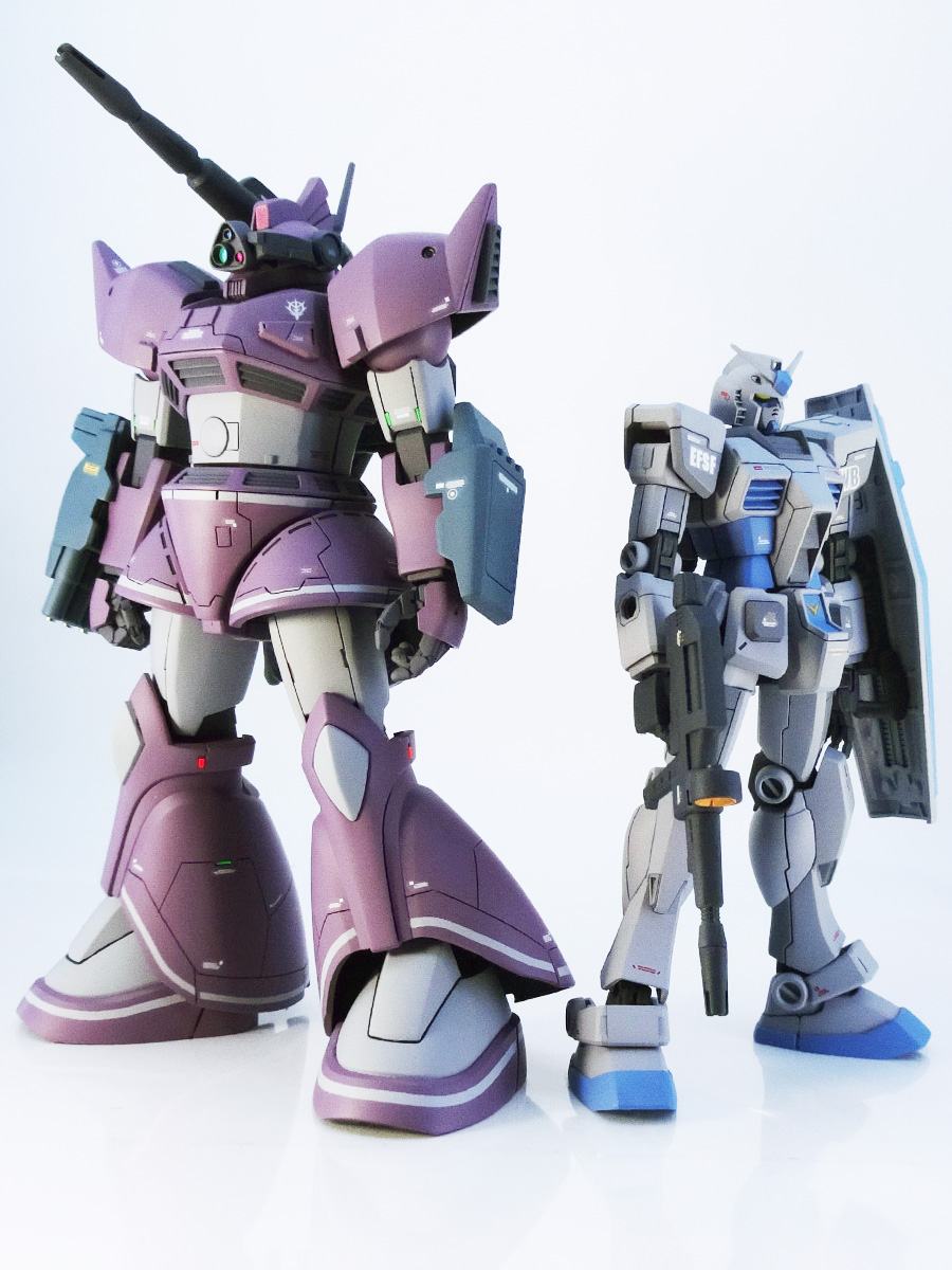 HGUC 1/144 ゲルググ・キャノン トーマス・クルツ機カラー 改修塗装済 完成品 ガンプラ - プラモデル