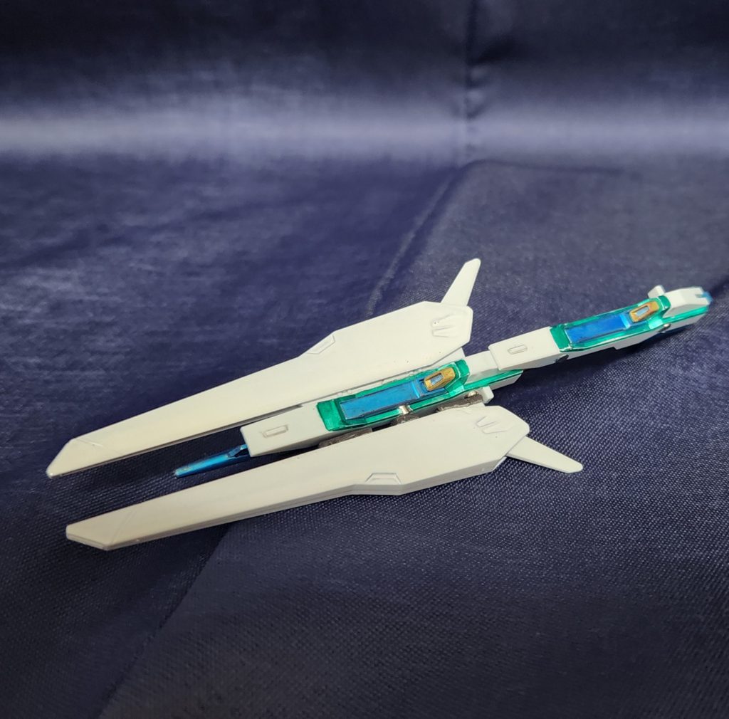 MA-M21KF:Drg 高エネルギードラグビームライフル連結させるとドラグーンバインダーが前のライフルに移動し長距離狙撃＆高威力射撃が可能。