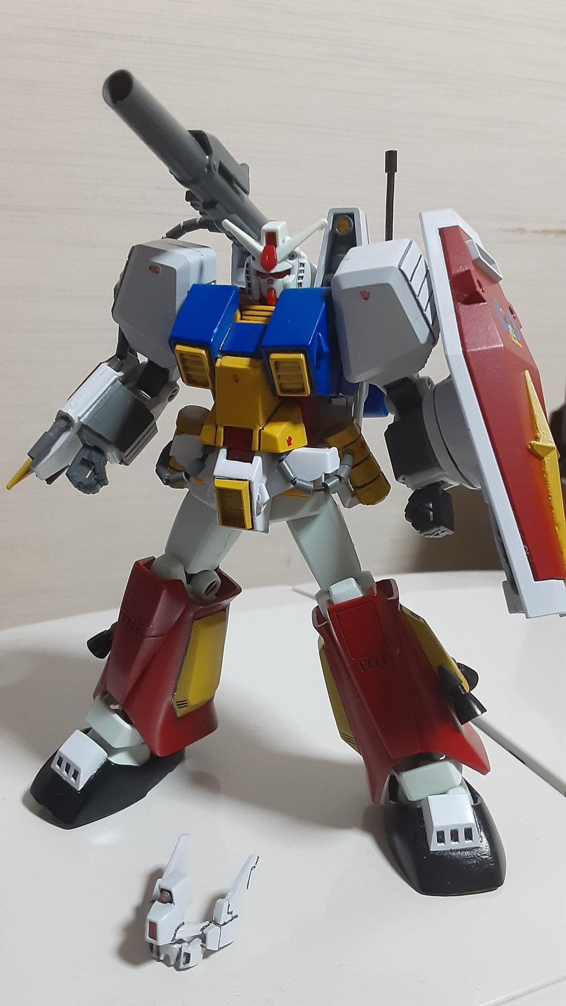 昔の1/144パーフェクトガンダムとエントリーグレードガンダムのミキシング - プラモデル