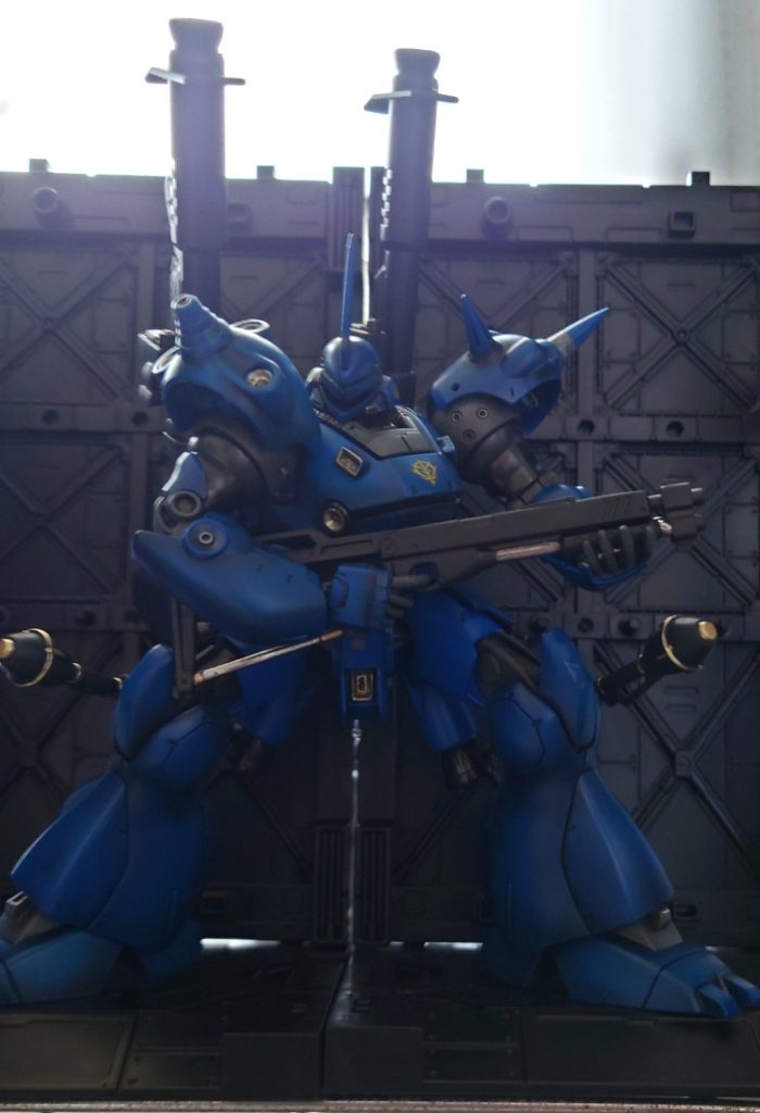 ちょっとポーズつけてみた。