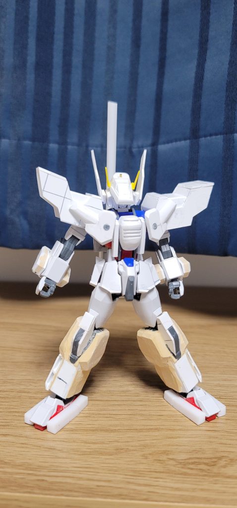 腕の爪はストライクの肩装甲をベースに作ってますd(˙꒳​˙* ) 