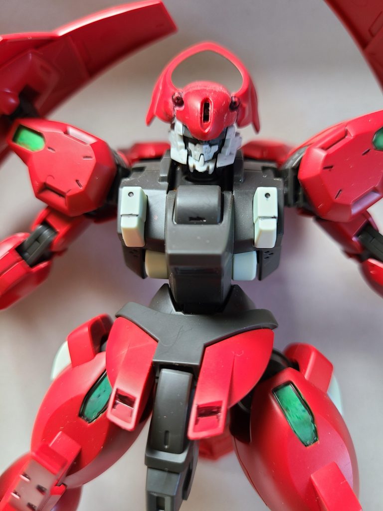 きっかけとなったガンダムフレームヘッドとダリルバルデの頭の親和性が高かった瞬間