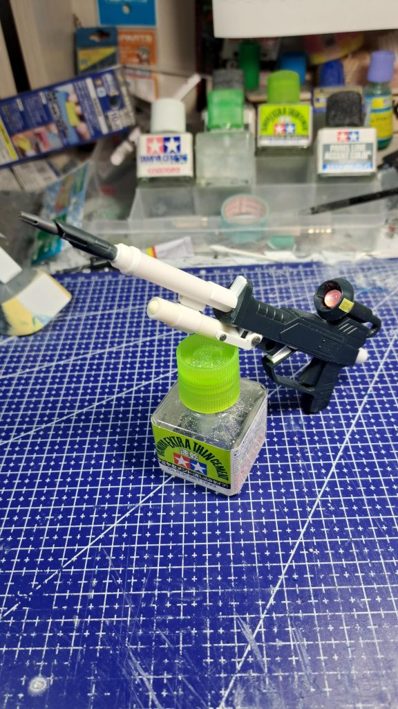 ビームライフルを高機動型の形状に改修