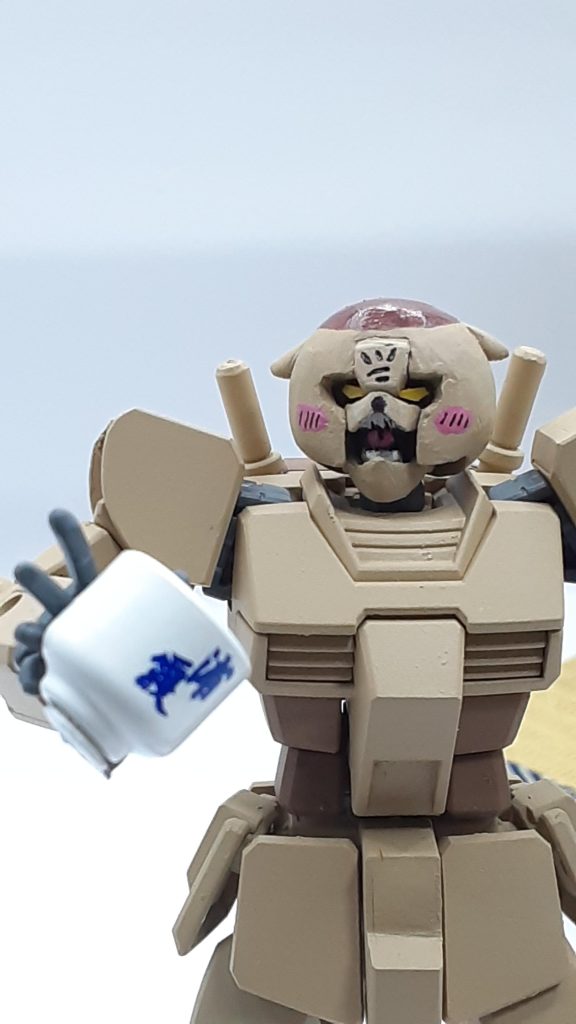 アルコール摂取したときの「ハァー」を眉間パーツ交換とフェイスオープンで再現してます♪