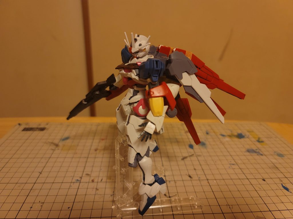 改造中の画像はこれとバックパック1枚だけですがリボーンズの腕が無改造で付くとは思ってなかったです