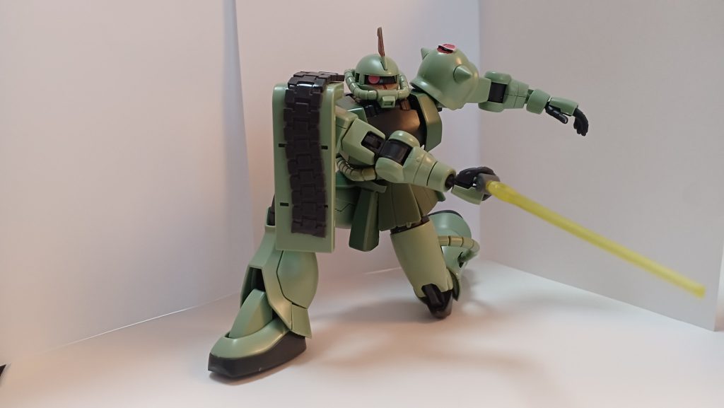 払いモーション。