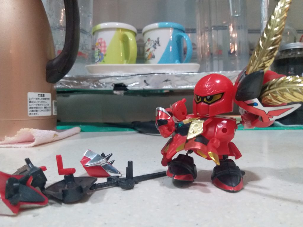 BB戦士 麗騎士レッドウォーリア（邪道可動）–5枚目/制作者：LUNLUN（邪道可動）