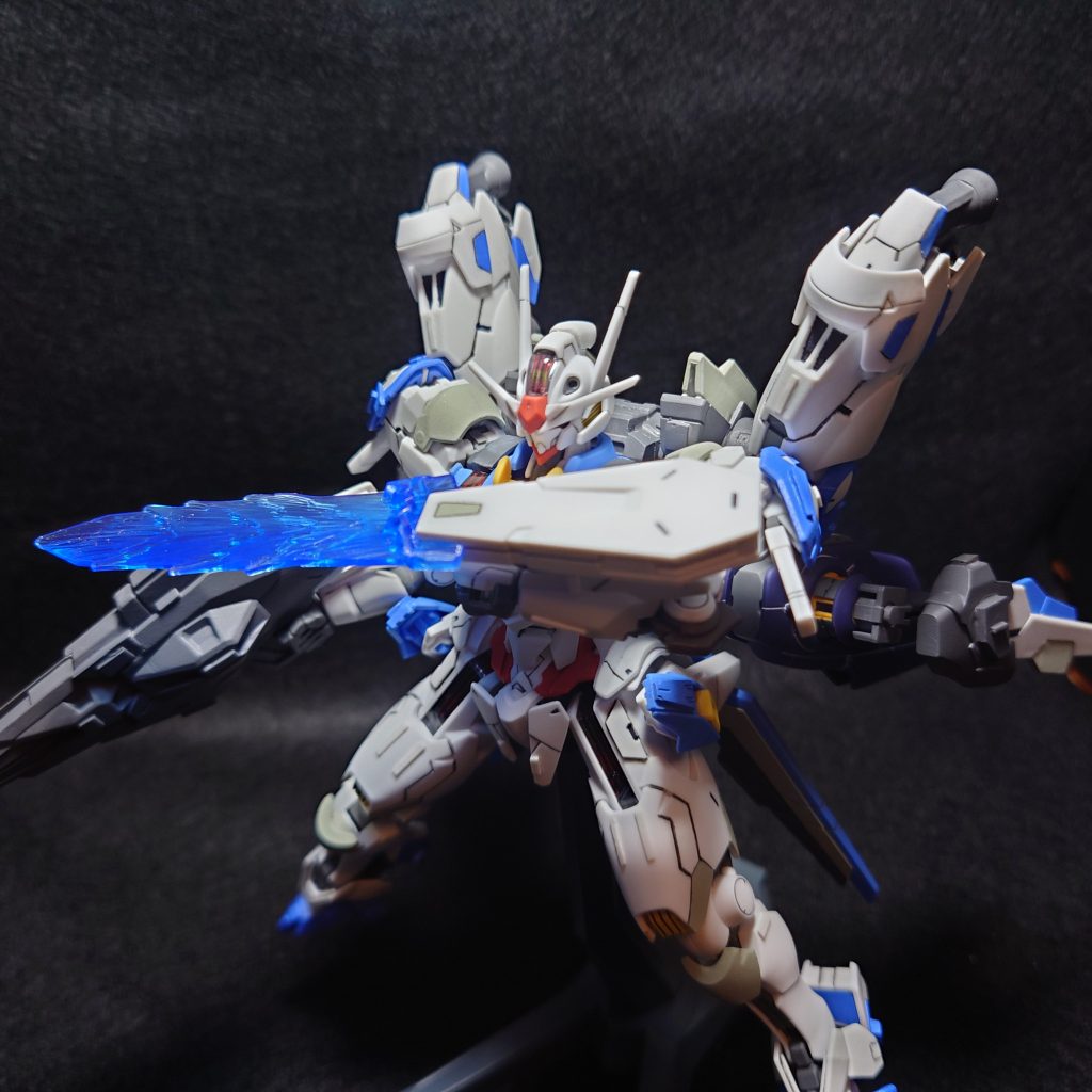 ビームブレイドルブリスのレシーバーガンのビームブレイドを、ガンビットに取り付けれるようにしました。