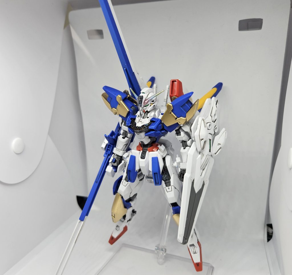 正面から。長物は取り回しの関係でメガビームライフルにしました。
