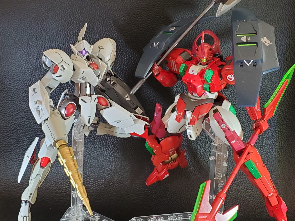 ダリルバルデ(真ゲ1)とツーショット。3はどうするか…https://gumpla.jp/hg/1527467