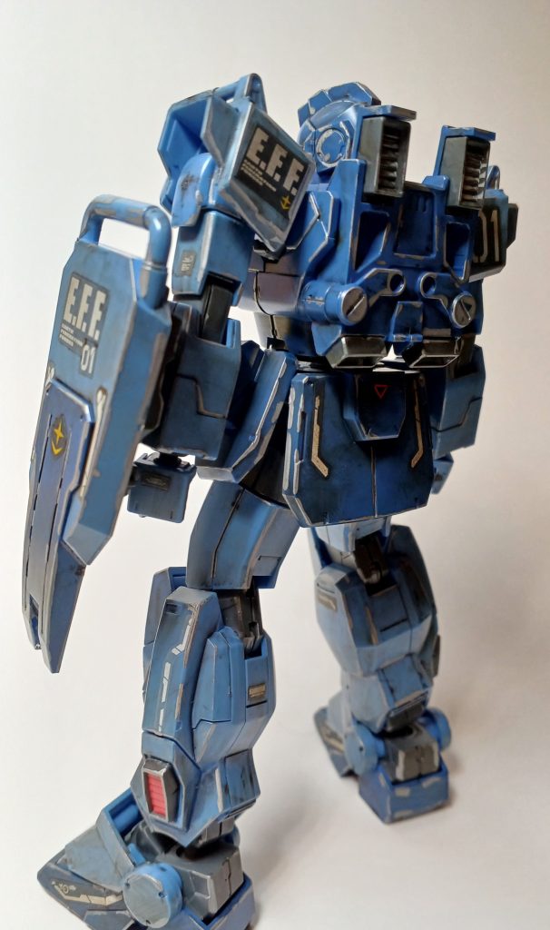 バックショットもちろん今回もデカールを貼って情報量をアップさせました。