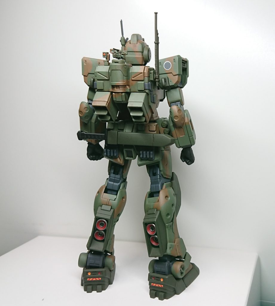 HGUC 1/144 陸上自衛隊っぽいジムスパルタン–5枚目/制作者：@heigorou117