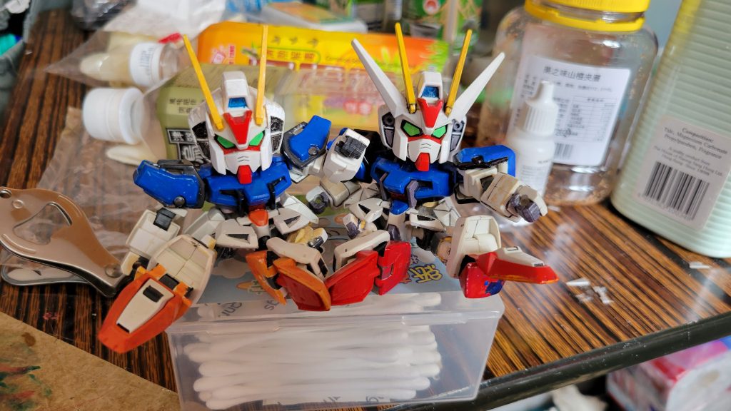 テスト用の飛び蹴りポーズです