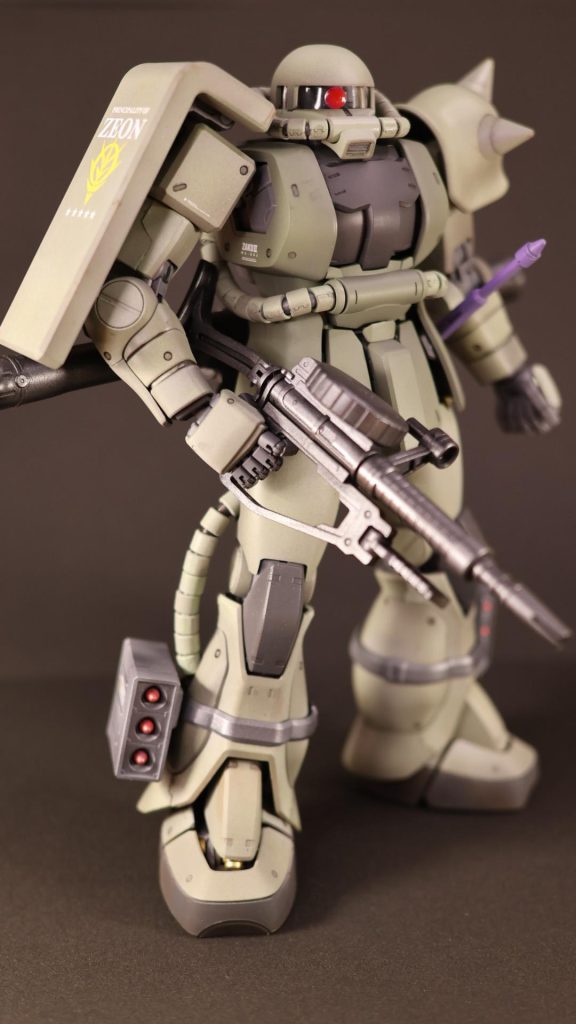 デカールも少なめ アニメっぽさを重視した仕上げです…その割にチラ見えするフレームの一部は金属色で塗装していたりします(趣味です)
