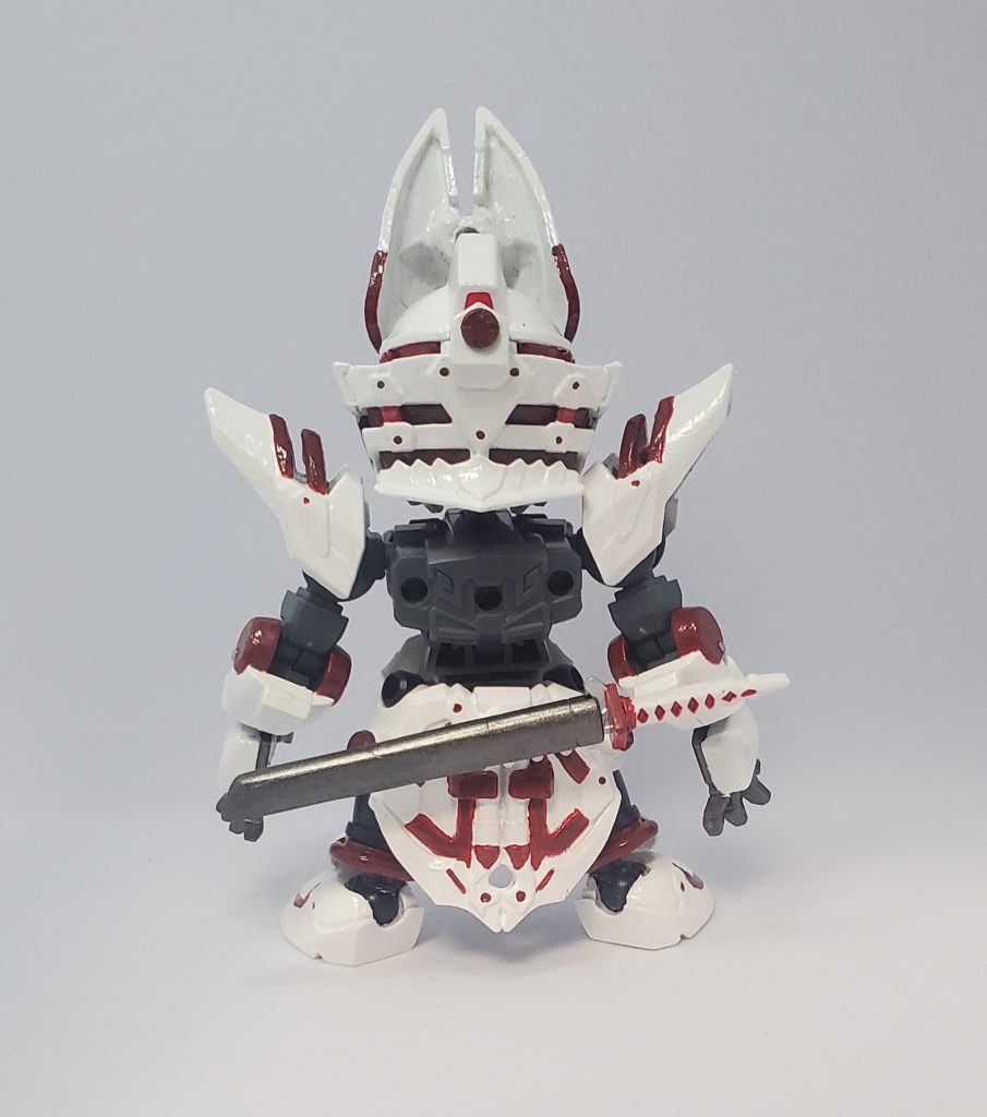 後ろは変わらないので1枚。基本的には佐助デルタガンダムです。肩をCSにして、腕をザクIIにしてあります。