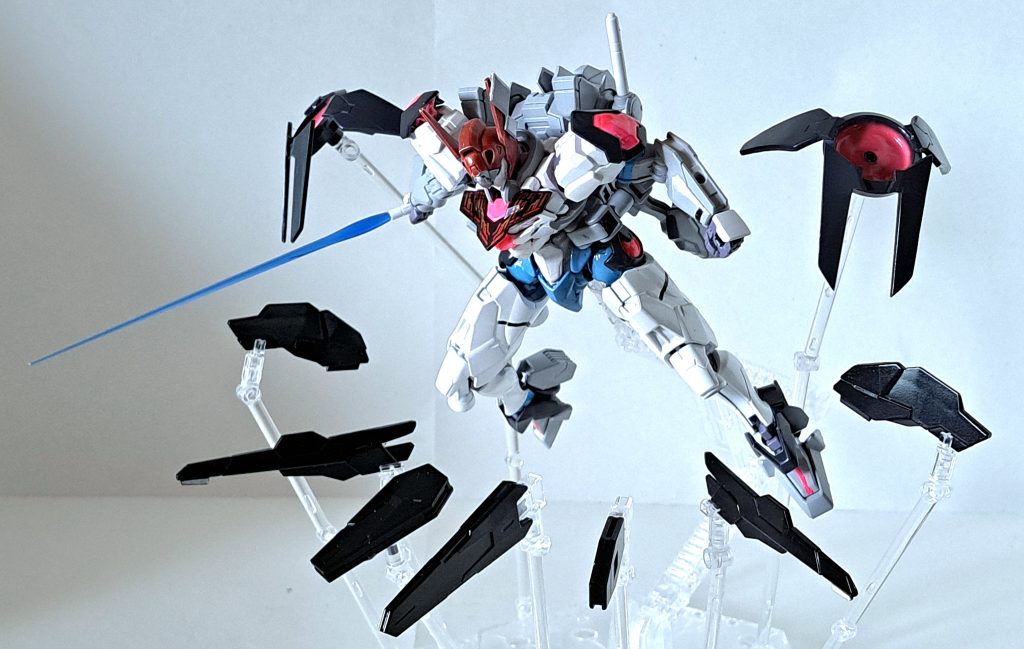 腰のアレをガンビットとすることで、通常形態とガンビット装備形態として分けることができました。 ↓おまけ↓ミホノブルボンのランニングフォーム再現