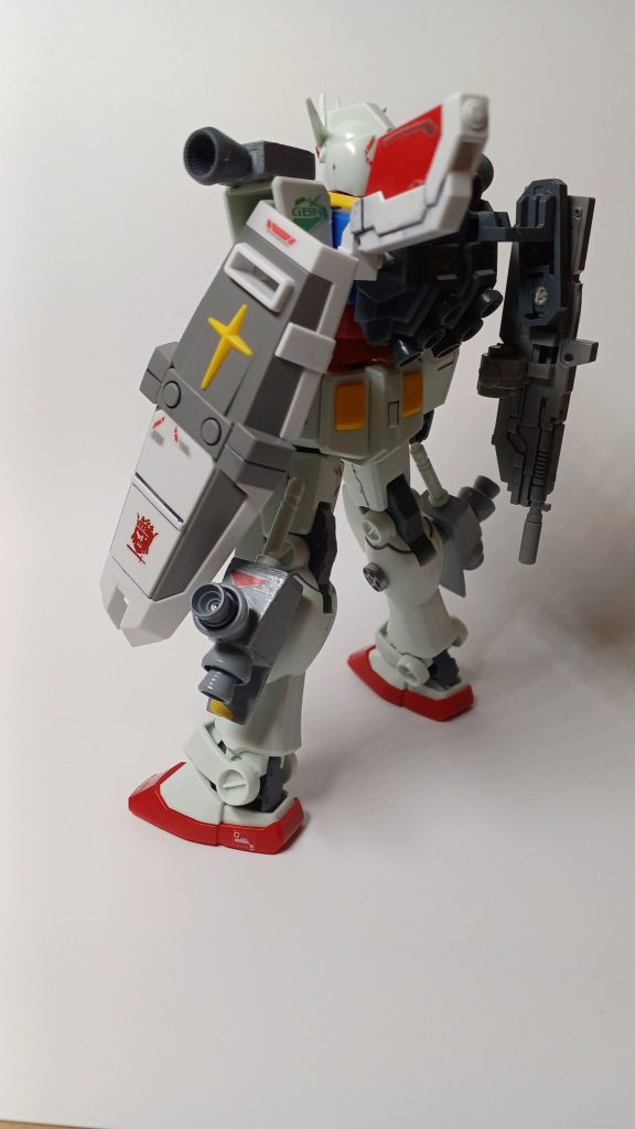 バックショットバックパック、シールドは主にフルアーマーガンダム7号機のものを使用しています。