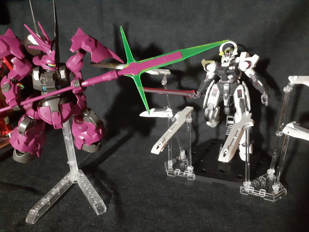 最後に、唯一の見せ場である兄弟喧嘩シーン再現をしたくて、グエル用ディランザと対面です。「まだあの女に囚われているのか、兄さん…!」今回もご覧頂きありがとうございました!