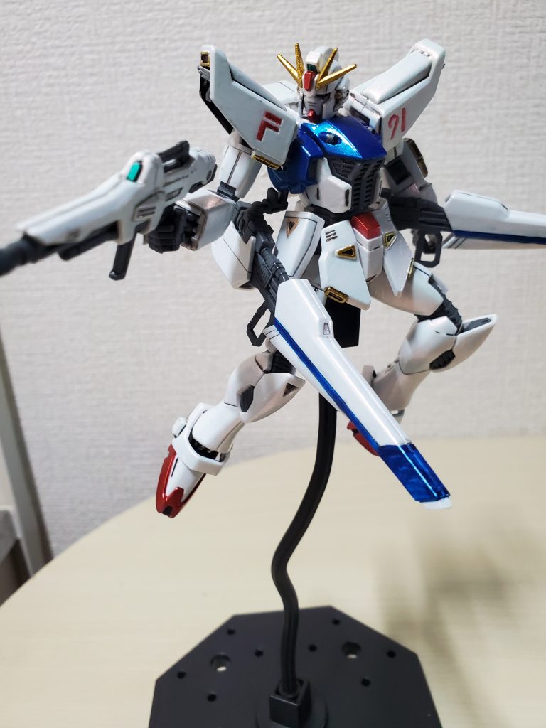 HGガンダムF91 筆塗り