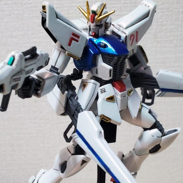 HGガンダムF91 筆塗り