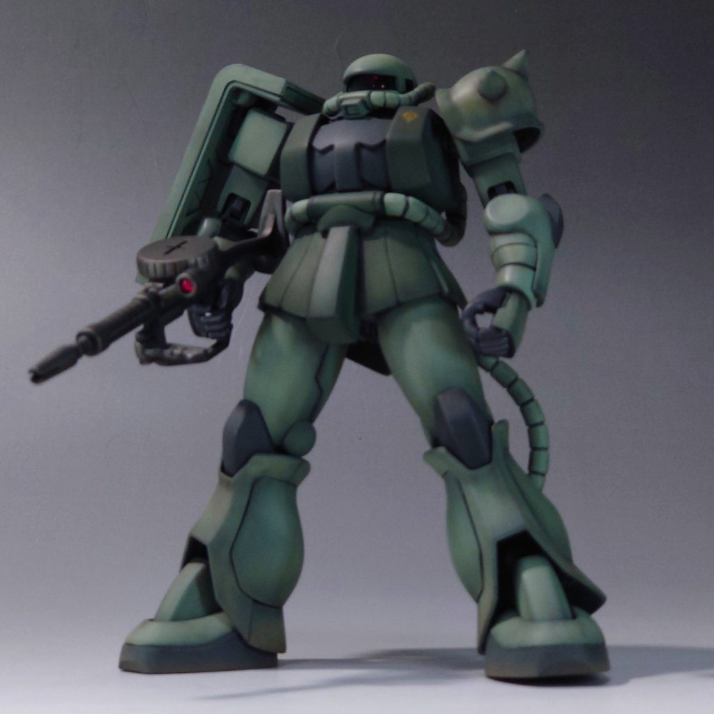 汚し塗装は全体的に雰囲気重視です。MSが錆びるかどうかはわからないですが錆タレも描き込んでます。