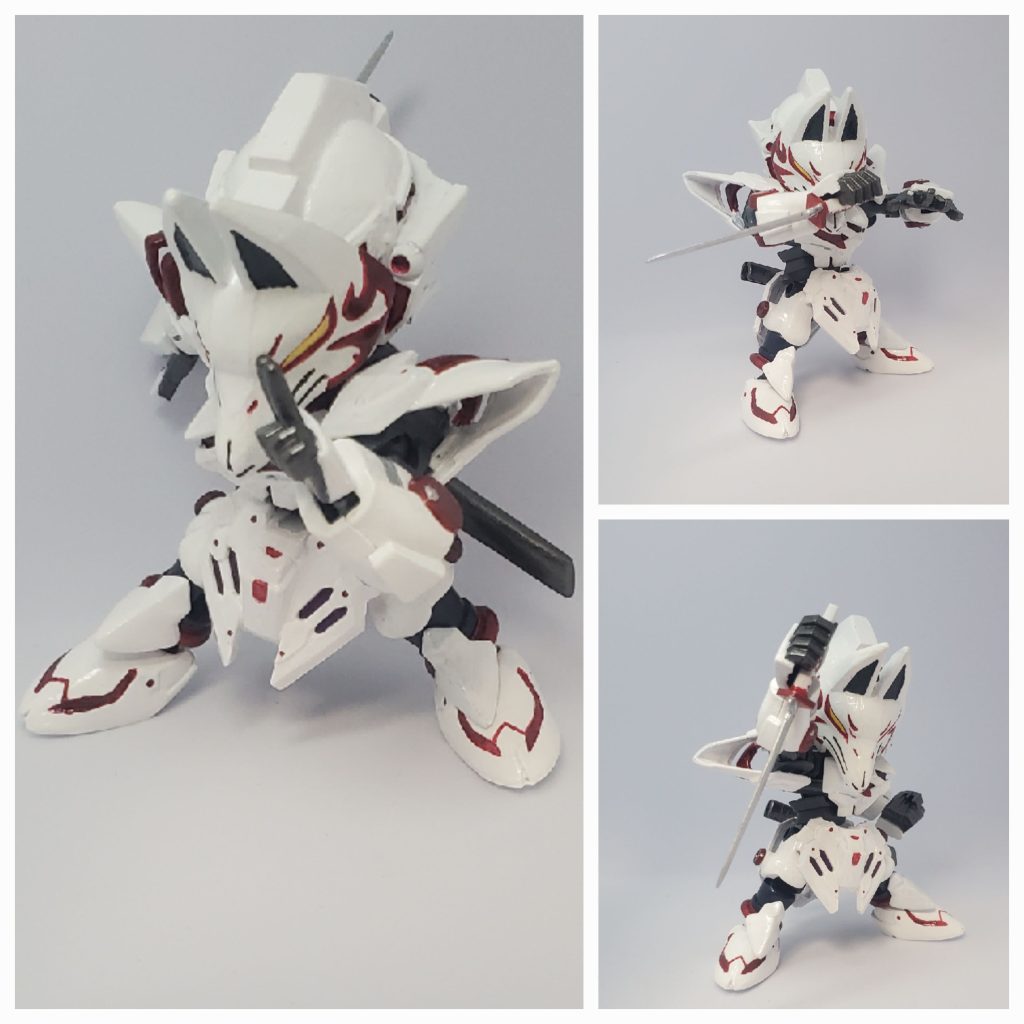 基本的には仮面を被った状態で奇襲を狙います。