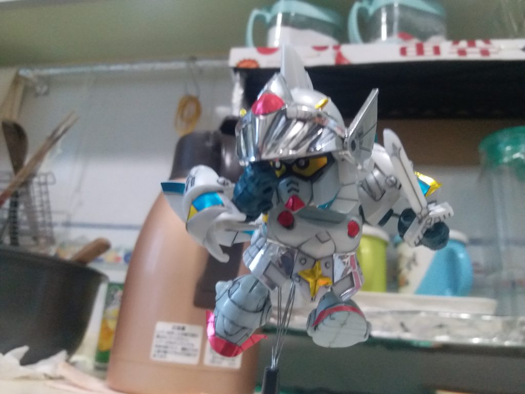 BB戦士　バーサルナイトガンダム（邪道可動）–5枚目/制作者：LUNLUN（邪道可動）