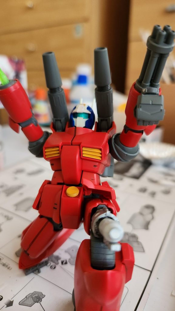 リーサルウェポン(ズ)ということで、頭はアイキッドカラーにしてみました。