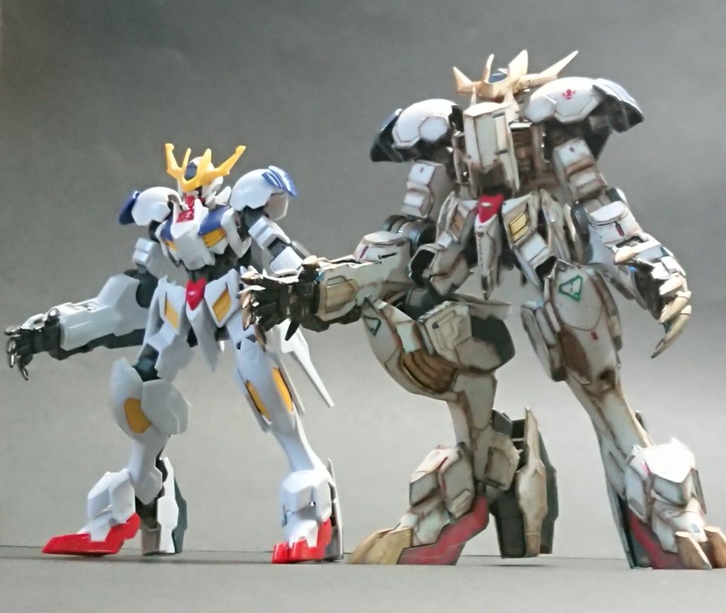 ベースになったHGと比較FMのパーツが使われているので迫力のあるプロポーションになったかと。