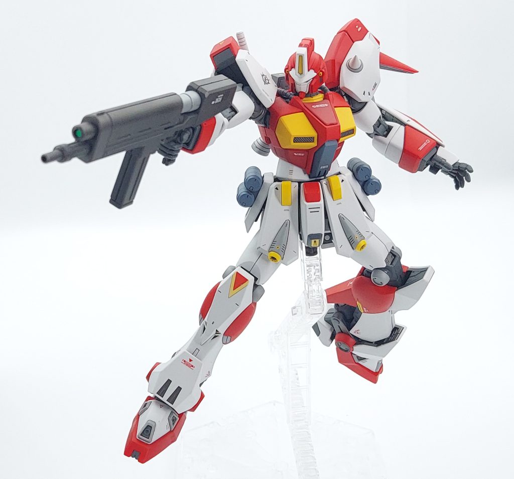 ビームマシンガン構え